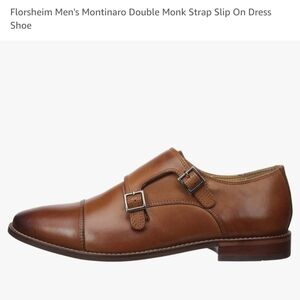 Florsheim Men's Montinaro Double Monk Strap Slip On Dress Shoe